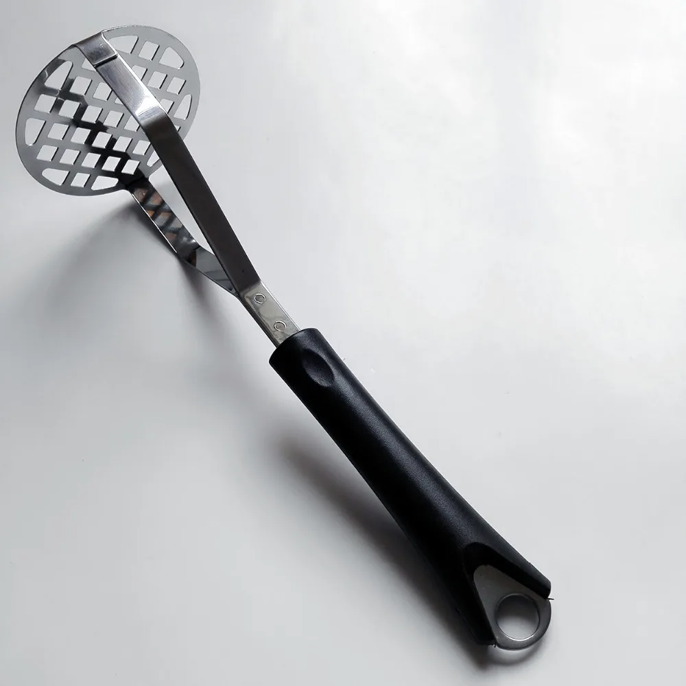Durable Potato Puree maker Kitchen Supplies Potato Stainless Steel Masher Long Handle Juice tool (1)