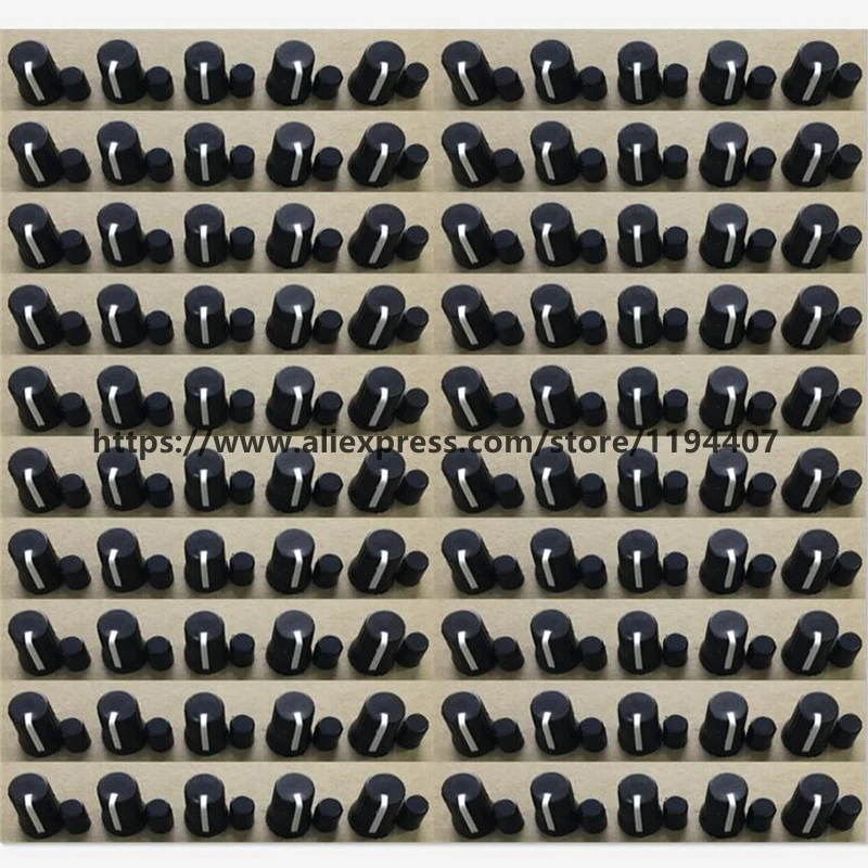 

100PC Black Rotary Control Knob For Pioneer XDJ-RX R1 RZ AERO DJM-T1 S9 DIY DJ