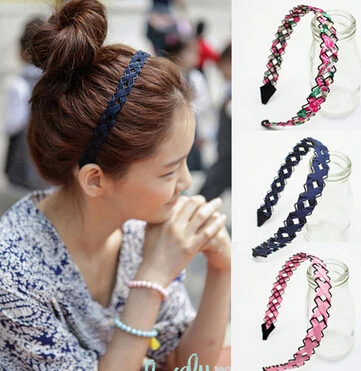 

New arrival Fashion women's Hollow hairbands girl's lovely chiffon headwear hair accessories