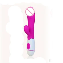 Multispeed Chargable Rabbit Vibrator Realistic Dildo Vibrator Clitoris Stimulator Massager Erotic Adult Sex Toys for Woman