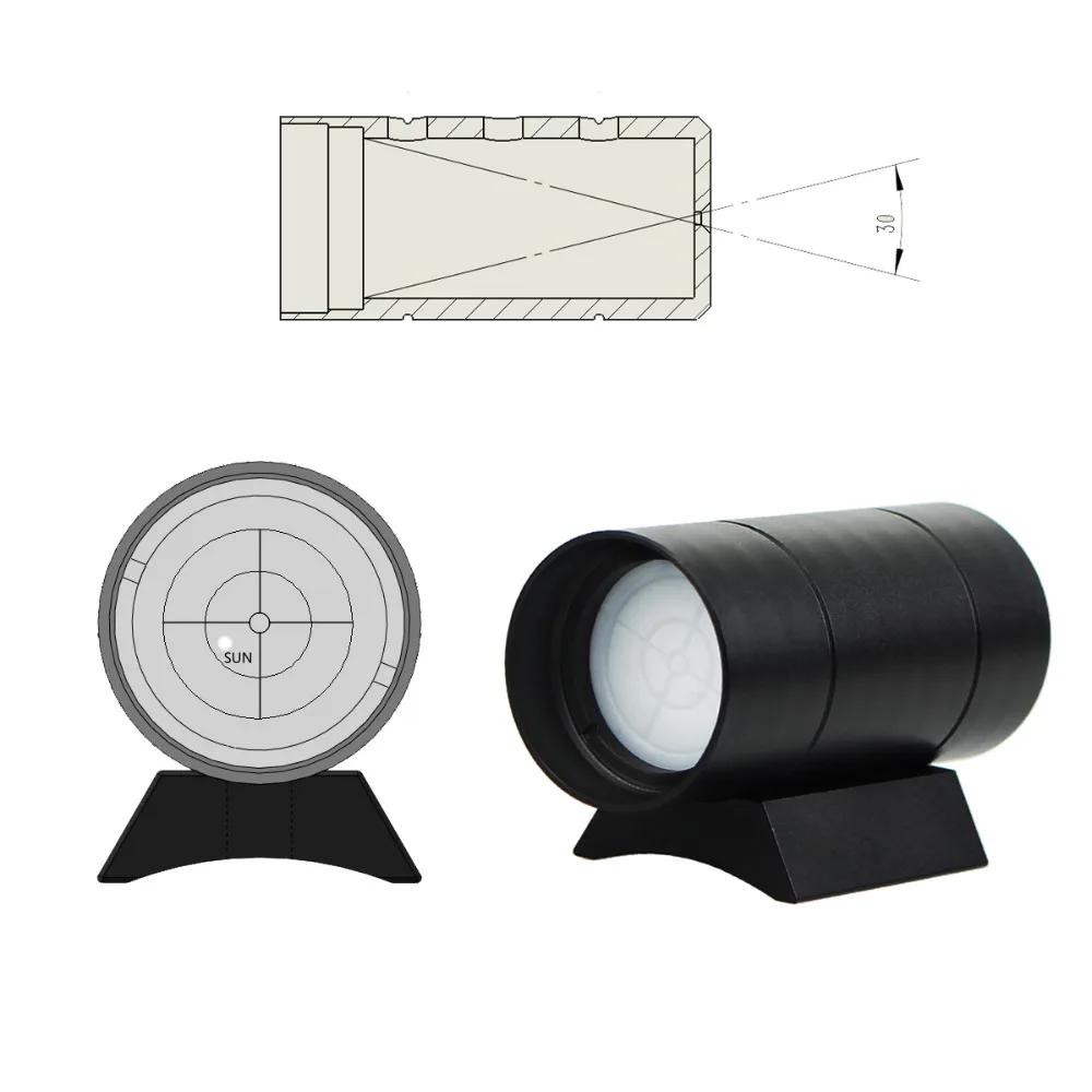 Solar Finder Scope For Sun Positioning Total Finderscope Eclipse& Partial Eclipse Observation Astronomy Telescope