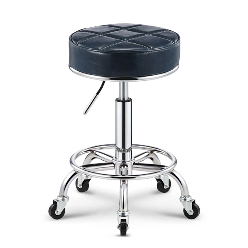Классические простые Дизайн поворотный стул барный подъема барный стул pu Материал утолщенной Подушки Парикмахерская/Office/Приём/ стул барный - Цвет: G