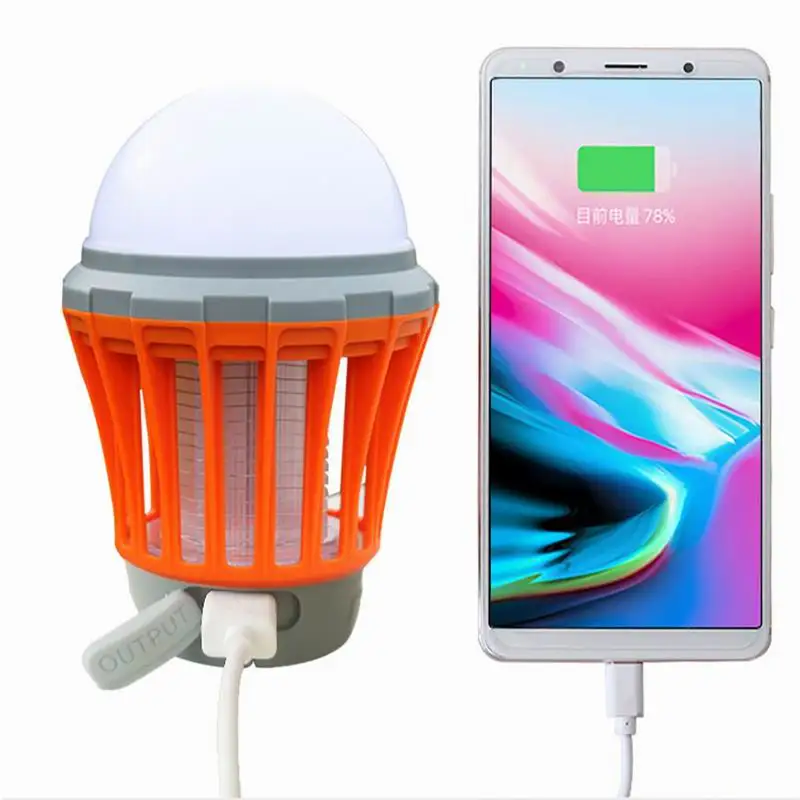 Mosquito Killer Light UV Solar LED Electric Fly Insect Bug Pest Trap Zapper Killer Night Lamp USB Repellent Lights (5)