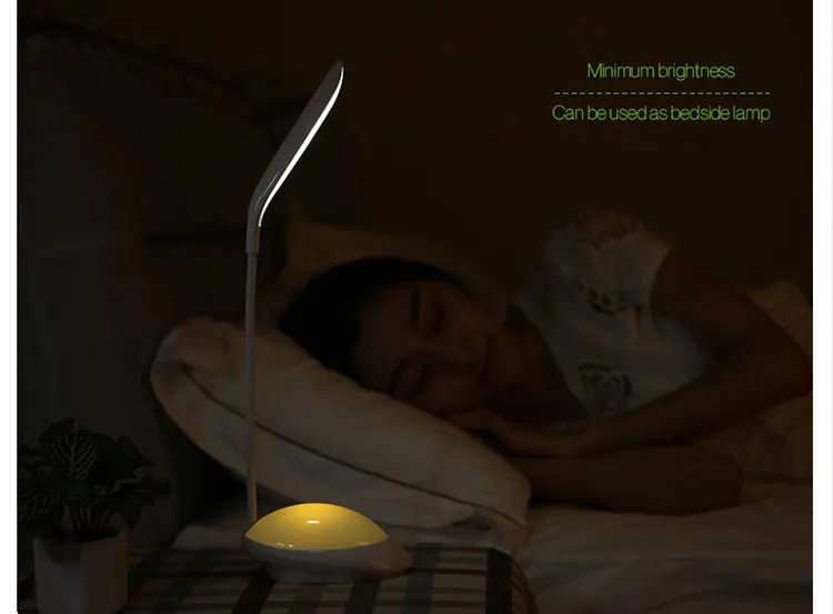 DE.SOUL Desk Lamps LED Bed Reading Book Light Desk Lamp USB Charging Table Lamp Desk Lamps Led Table Light Table Touch 3 Modes 11