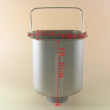 Bread barrel for BM-1349 DL-T05 BM-1350 DL-T09 BM1349-A DL-T10 BM1350-A DL-T11 DL-T20C Bread maker spare parts for buckets new bread machine paddle original palas de padel maker part kneading blade parts bread for bread maker emporte pieces pain