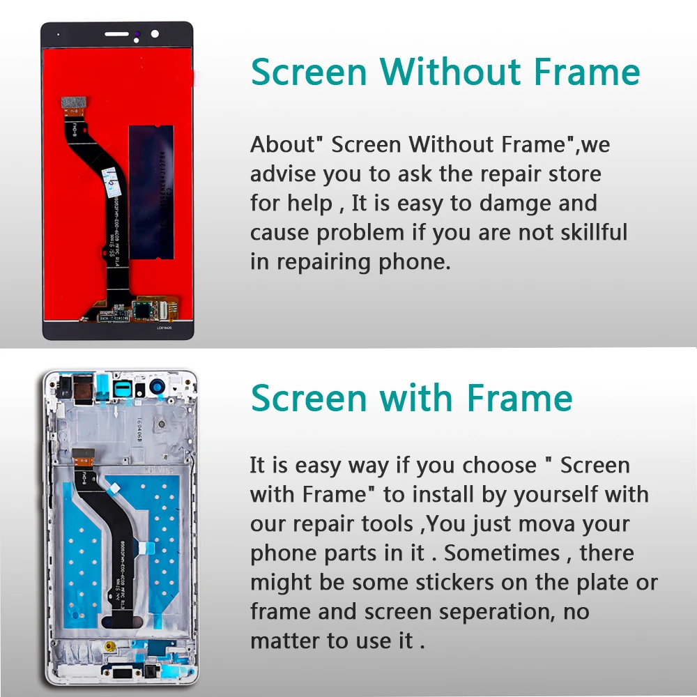 Протестированный 5,2 дюймовый экран для huawei P9 Lite/huawei G9, ЖК-дисплей, дигитайзер, сборка, 10 точек, сенсорный, олеофобное покрытие, рамка