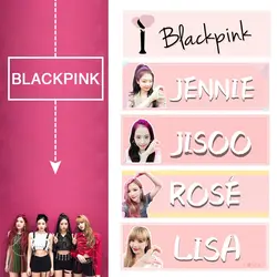 2019 Новый SGDOLL Kpop BLACKPINK Дженни джисо Роза Лиза баннер на руку стикеры Классические игрушки Корея 45*15 см