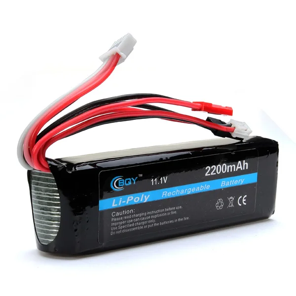 

NEW Arrival BQY Power 11.1V 2200mAh Lipo Battery For RC Transmitter C305