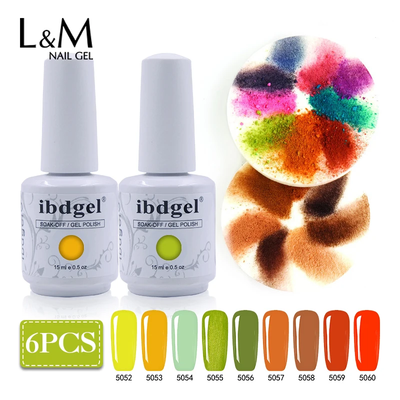 1768 28 De Réduction6 Pièces Marque Ibdgel Professionnel Apprêt Gel Vernis à Ongles Obtenir Uv Couleur Gel Uv Paillettes Gel Vernis Pas Cher Gel à