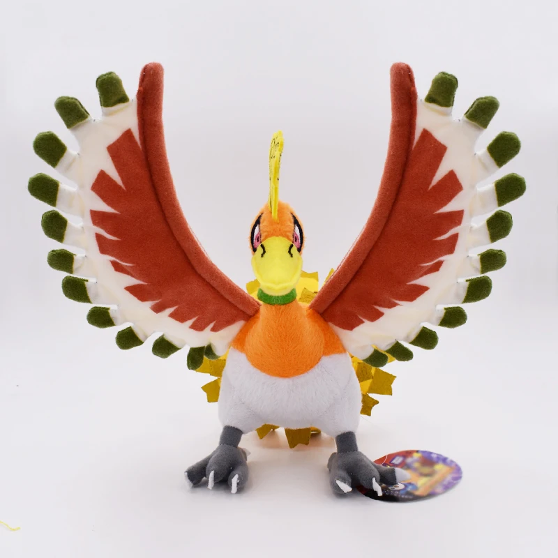 

Nieuwe Ho-Oh 10 "25 cm Pluche Pop Knuffels Gratis Verzending