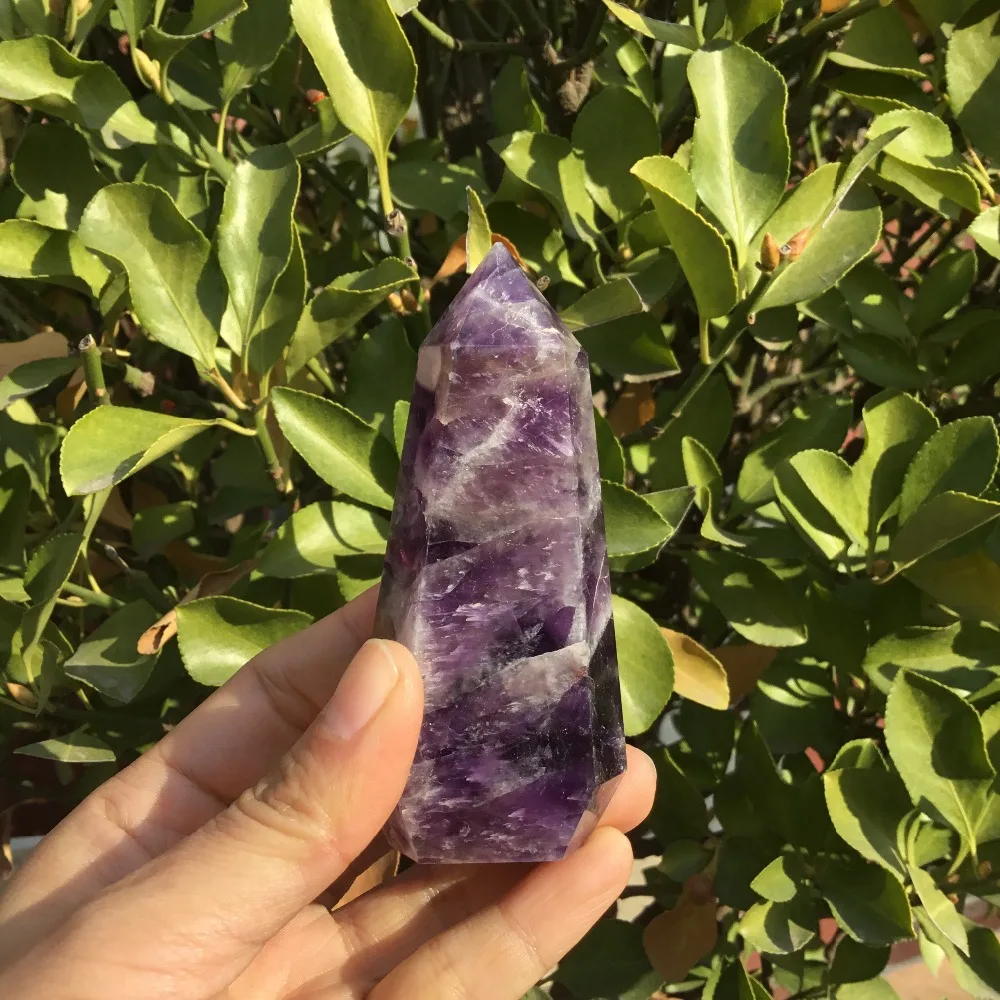 Натуральный пурпурный кварц Crystal Point Dream Камень Аметист crystal polytope|Камни| |