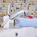 BAKALA Brass torneira cozinha kitchen faucets hot and cold water chrome basin sink square cozinha taps mixers BR-9203