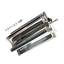Easttop 24 Holes Wheel-shaped Harmonica C D E F G A Six Tone in one Senior Tremolo Harmonica Metal Mouth OganMusical Instrument