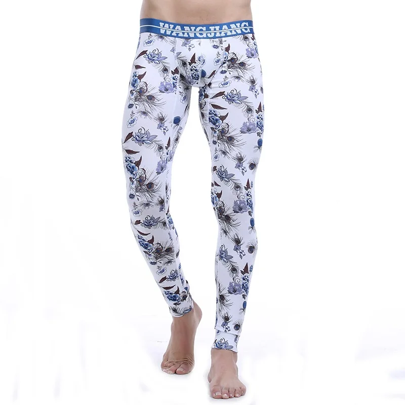 Calça Térmica Masculina KAMUON - Algodão 95% Bolsa - Long Johns Inverno Azul M