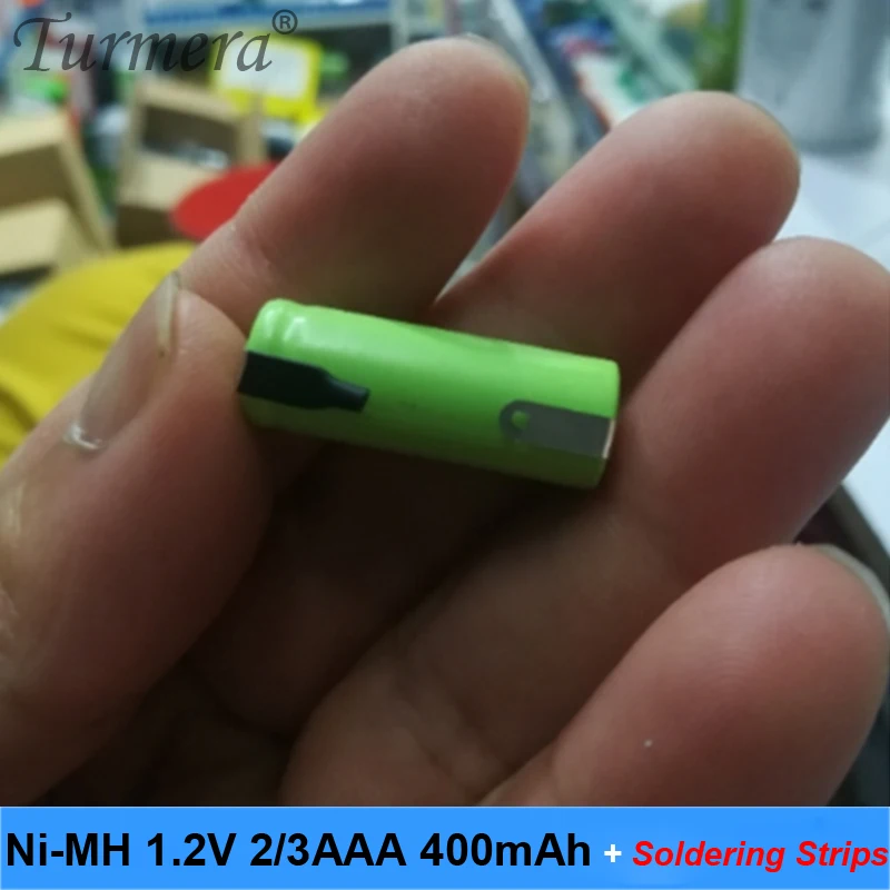 Nimh батарея 2/3 aaa 1 2 в 400 мАч сварочные полосы беспроводная мышь аккумуляторная