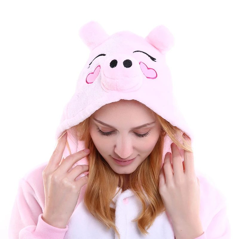 Winter-Warm-Adult-Animal-Pig-Pajamas-Flannel-Cartoon-Sleepwear-Home-clothing-For-Women-Men-Onesie-Pig (5)