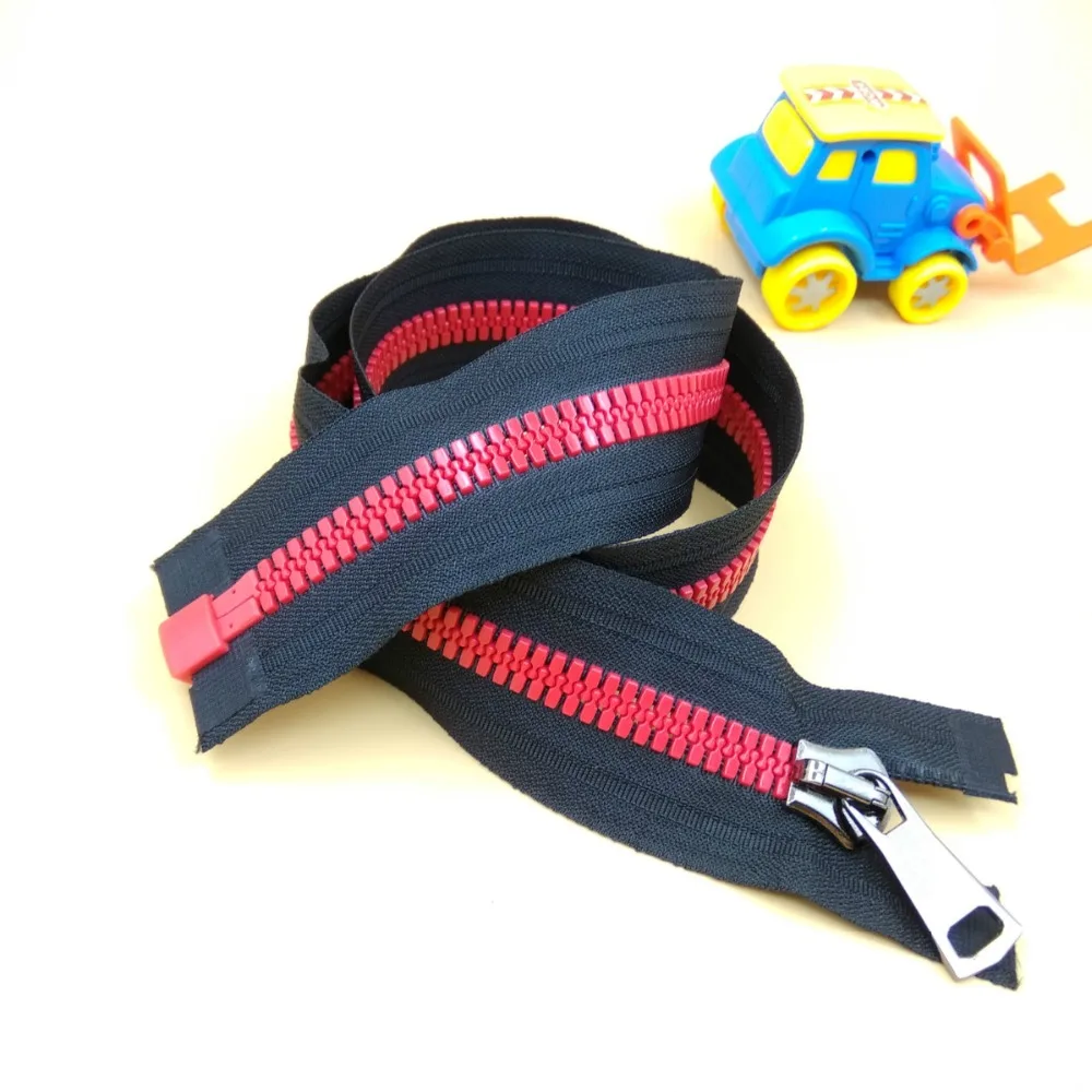 Новый 15 # Max Размеры Европа Мода Красный зубы смолы молния 80 см 2 шт. DIY Создание Craft