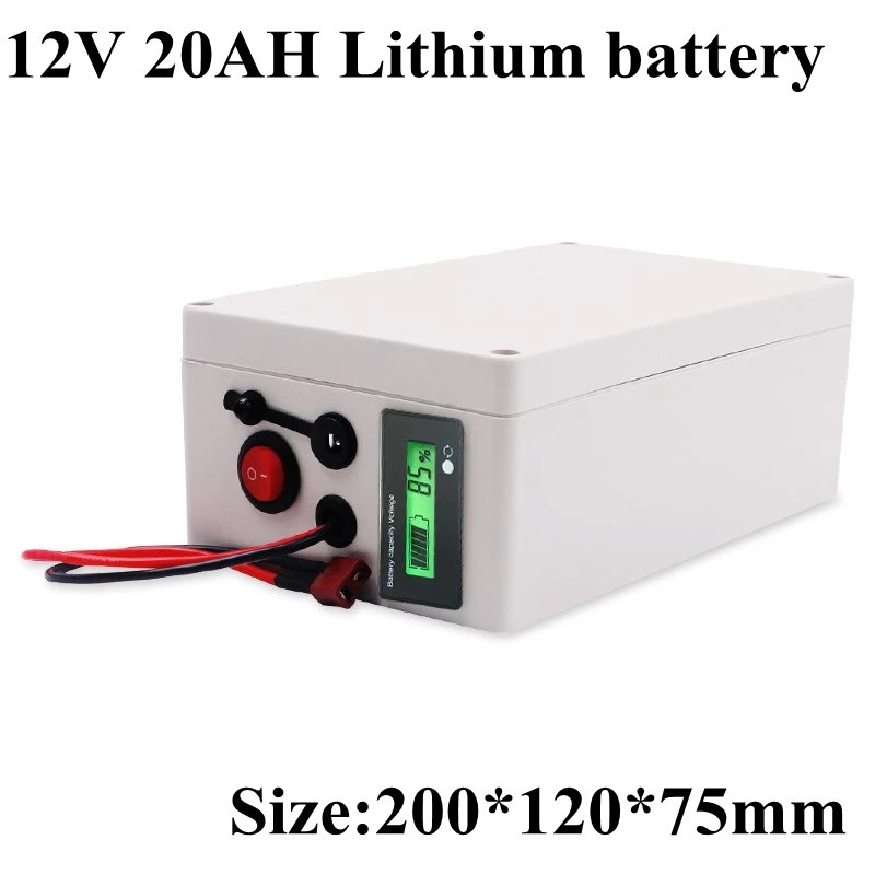 12v 20ah литий Батарея литий ионный 18650 BMS 3s для 240w тележка для гольфа тележка инвертор Портативный Питание светильник EV+ 3A Зарядное устройство