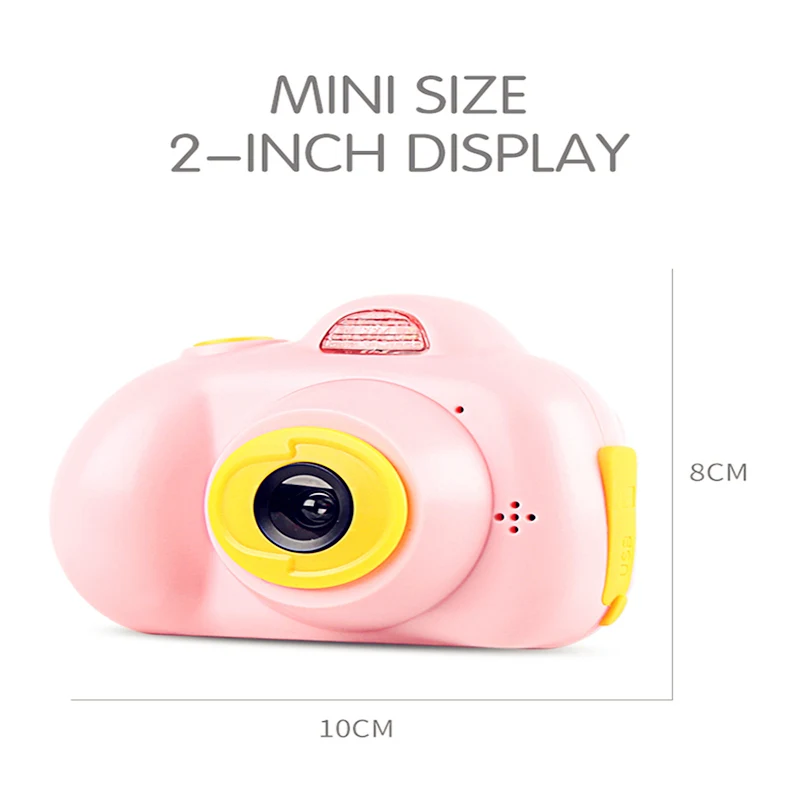 Мини-камера для детей многоязычная функция с фиксированным объективом запись жизни электронная камера обучающая игрушка для детей подарок на день рождения