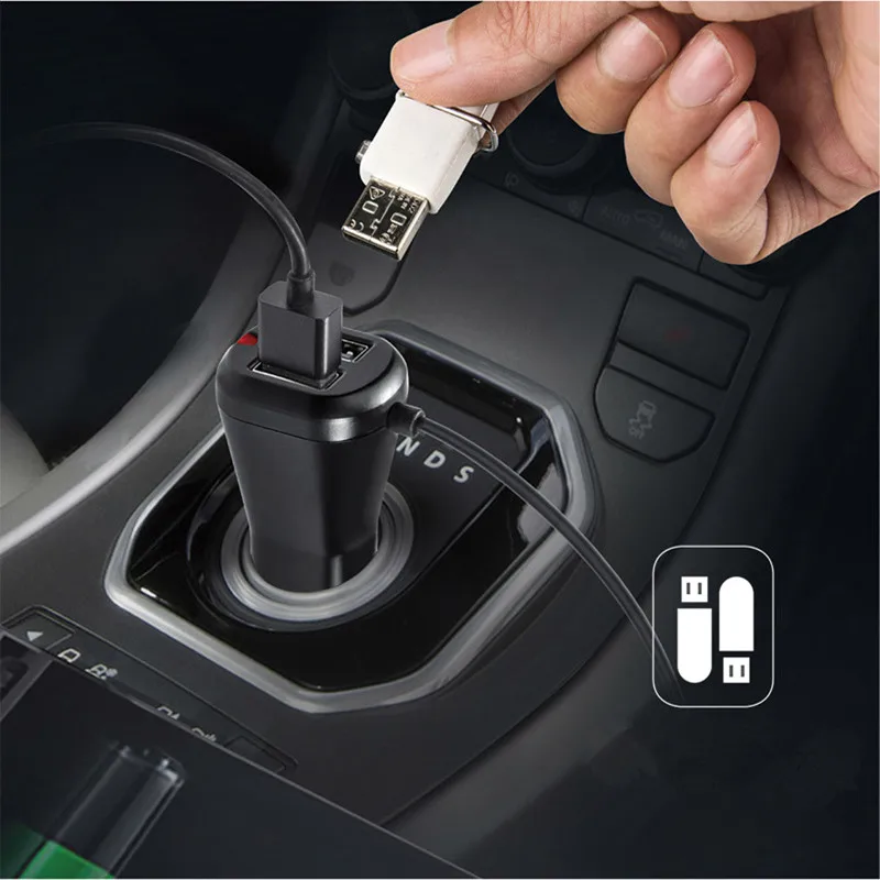 Новый многофункциональный автомобильный комплект Bluetooth FM передатчик громкая