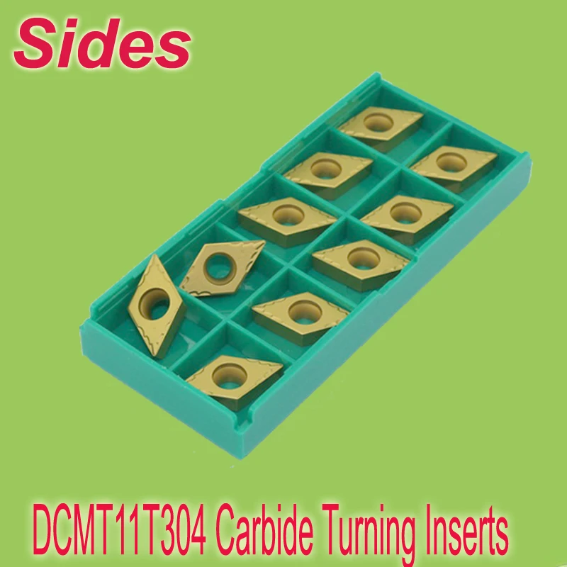 

Free Shipping 10 x DCMT11T304 Indexable Carbide Turning Inserts Cutter for Lathe Holder SDJCR/SDQCR/SDNCN