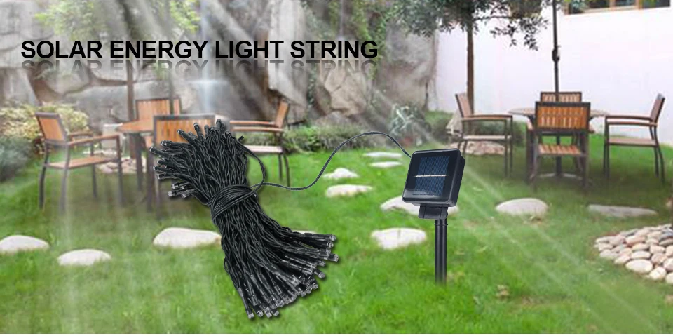 solar led string lights garland fairy (1)