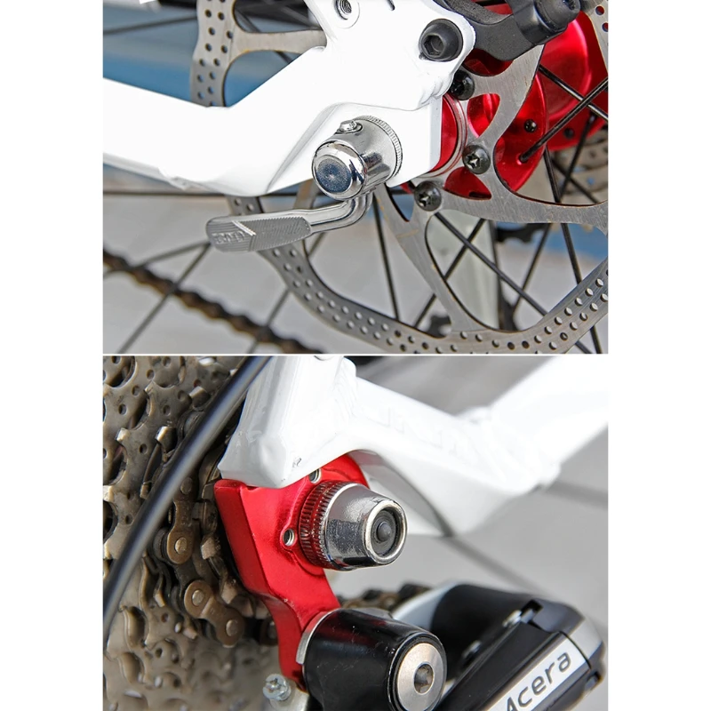 

QILEJVS Quick Release Skewer Part for Trainer Boke Bicycle Cycling Back Rear Wheel Tire