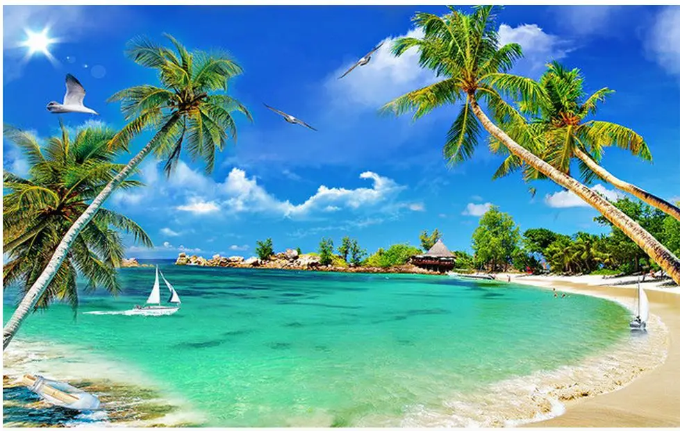 24 Gambar Pohon Kelapa Di Pantai - vrogue.co