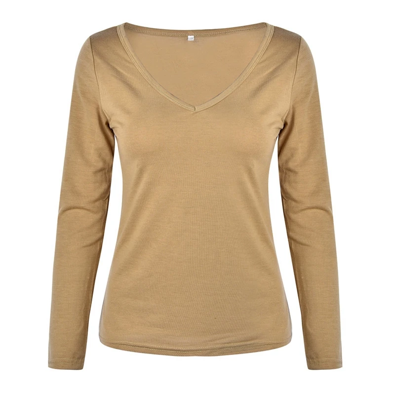 2018-New-Women-T-Shirt-Fashion-Women-Long-Sleeve-Shirt-V-Neck-Solid-Casual-Shirts-Plus(5)