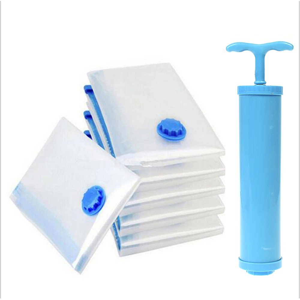 Storage Vacuum Bags One pipe Suction Tube Manual Air Pump Hand Air
