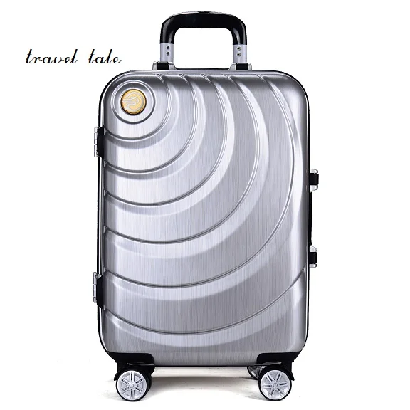 

Travel tale High quality 3D, simple, fashionable PC Rolling Luggage Spinner brand Travel Suitcase 20"/24