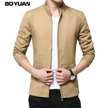 Boyuan mann jacke 2017 marke casual herren jacken und mäntel Chamarras Para Hombres Männer Kleidung Mode Schlanke 4 Farben M-4XL H812