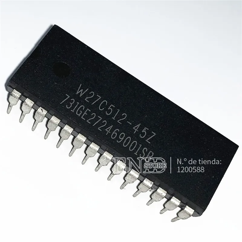 

10pcs/lot W27C512-45Z W27C512-45 DIP W27C512 IC 512 EEPROM 512KBIT 45NS NUEVA BUENA CALIDAD