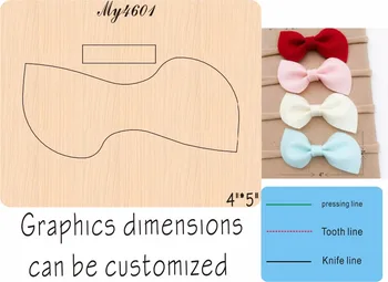 

Bow-MY4601 steel wooden dies cutting dies for scrapbooking Thickness/15.8mm/