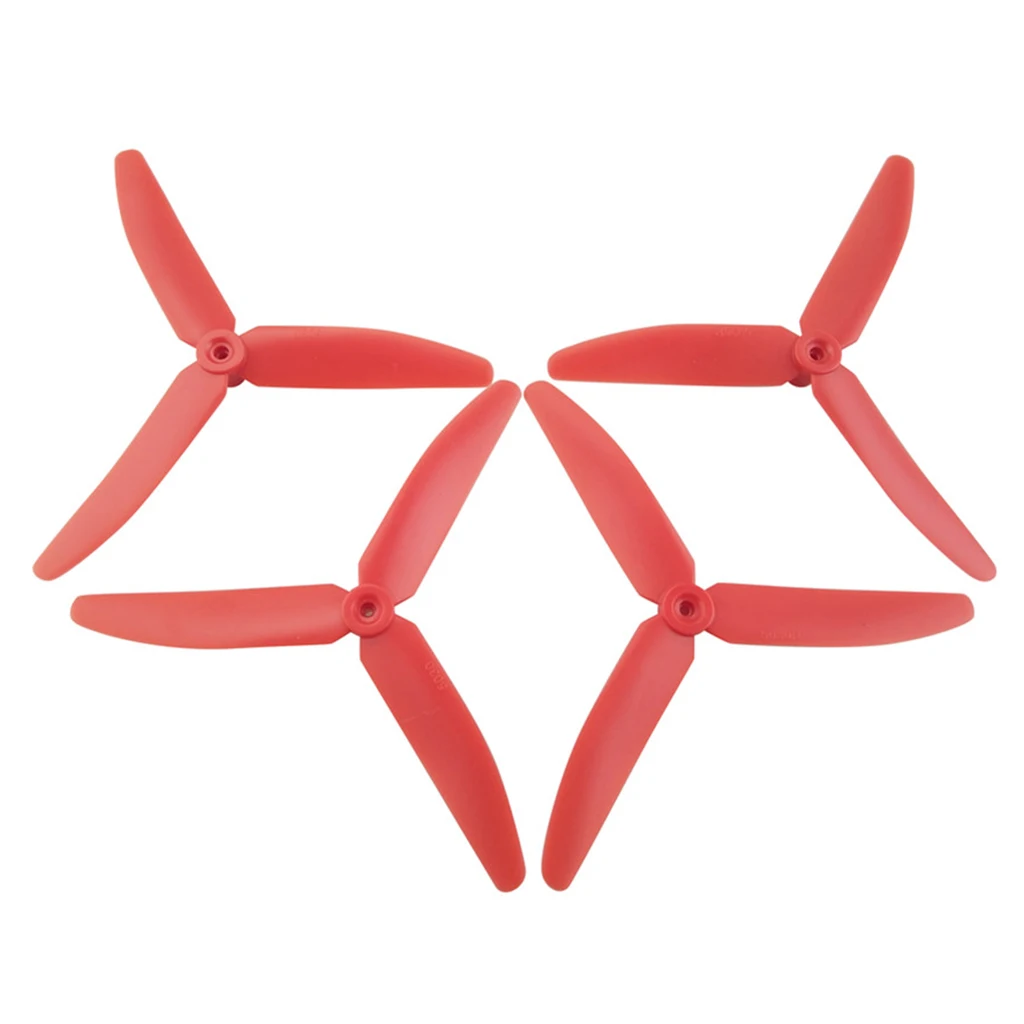 Durable 4 Pcs 3-leaf Propeller Prop for Hubsan X4 H502S H502E CW CCW Propeller Prop RC Helicopters Parts Replacement Accessories
