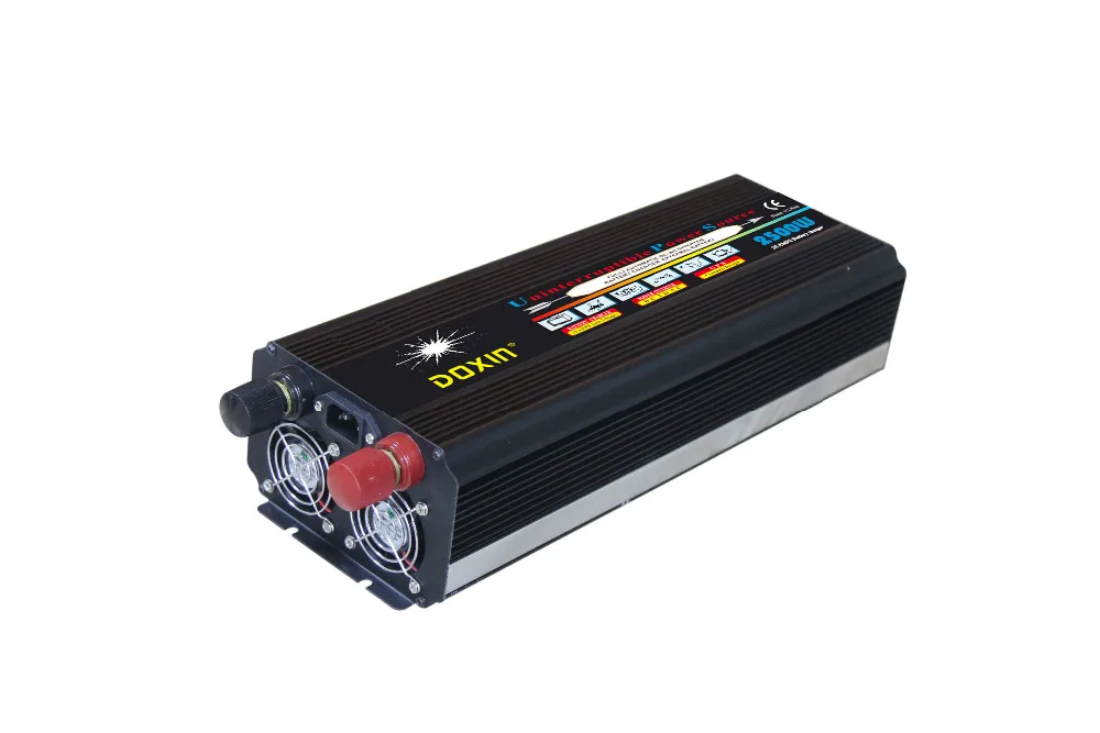 

LCD display modified wave Power Inverter 2500W DC24V to AC220V with 20A Charger & UPS,Quiet and Fast Charging