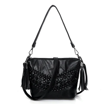 

Fashion PU leather women's small handbag female cute vintage mini size bag casual messenger shoulder bag chain gonmgjiao8