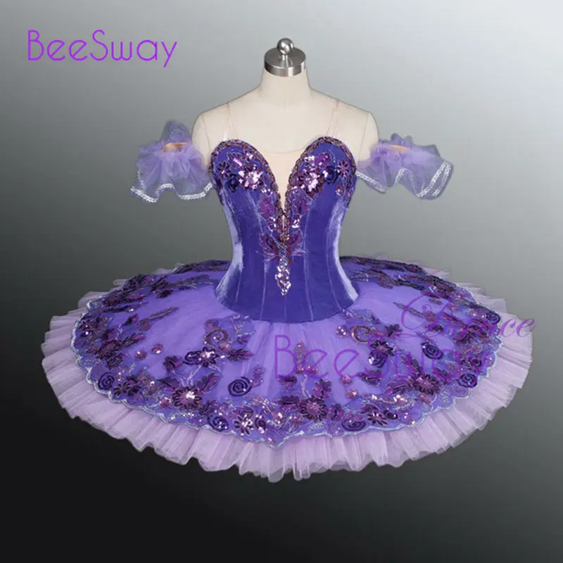 

Lilac Fairy,Le Corsaire Classical Ballet Costume Purple Professional Ballet Tutus Nutcracker Pancake Performance Tutus