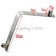 5 peças de diâmetro 5-10mm resistente tenda pólo empurrar botão sólido mola snap clipes bloqueio tubo duplo pino barco caiaque pá
