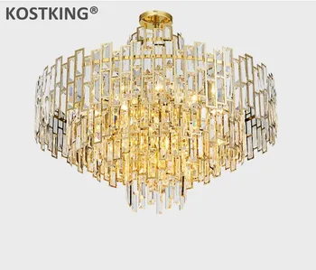 

Modern Luxury Crystal Chandelier Lighting Fixture Contemporary Chandeliers Lamp Pendant Hanging Light for Home Restaurant Decor