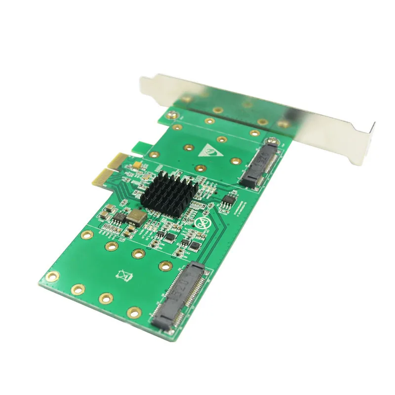  PCI express zu 4 mSATA SSD Raid-karte RAID0 RAID1 RAID10 Marvell HyperDuo PCI-e-lösungen beschleuni