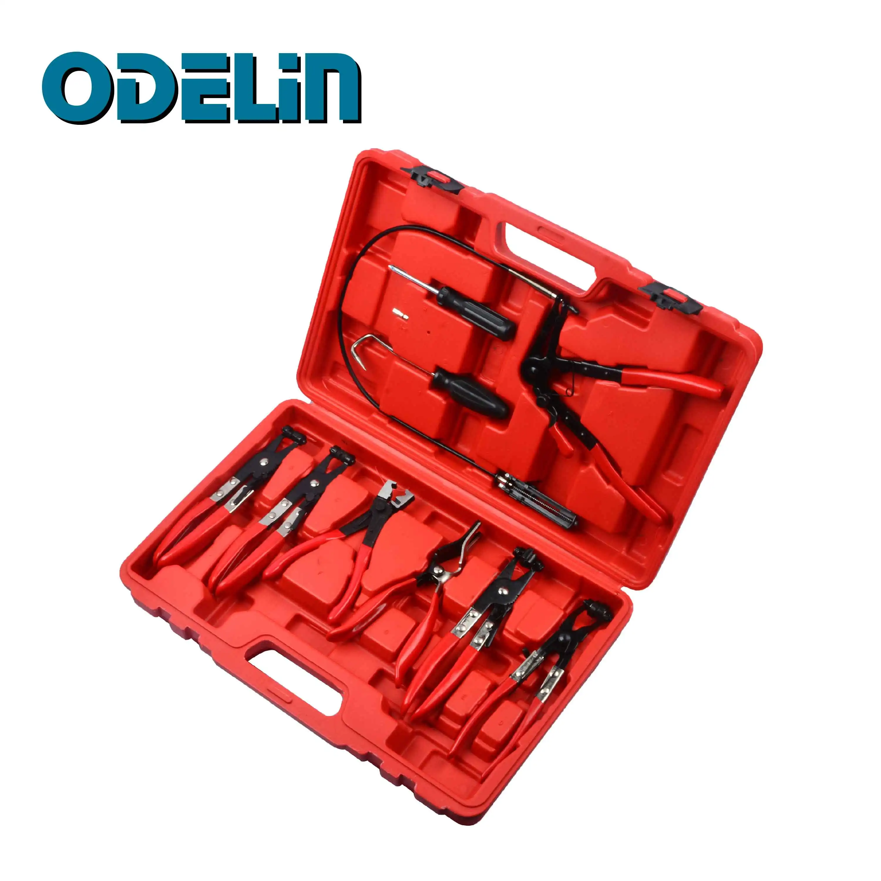 £25.54 9 Pc Hose Clamp Ring Plier Set Flexible Cable Plier