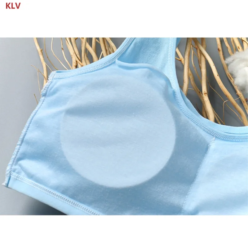 KLV/милые майки для девочек подростков Нижнее белье с рисунком Бюстгальтер Жилет
