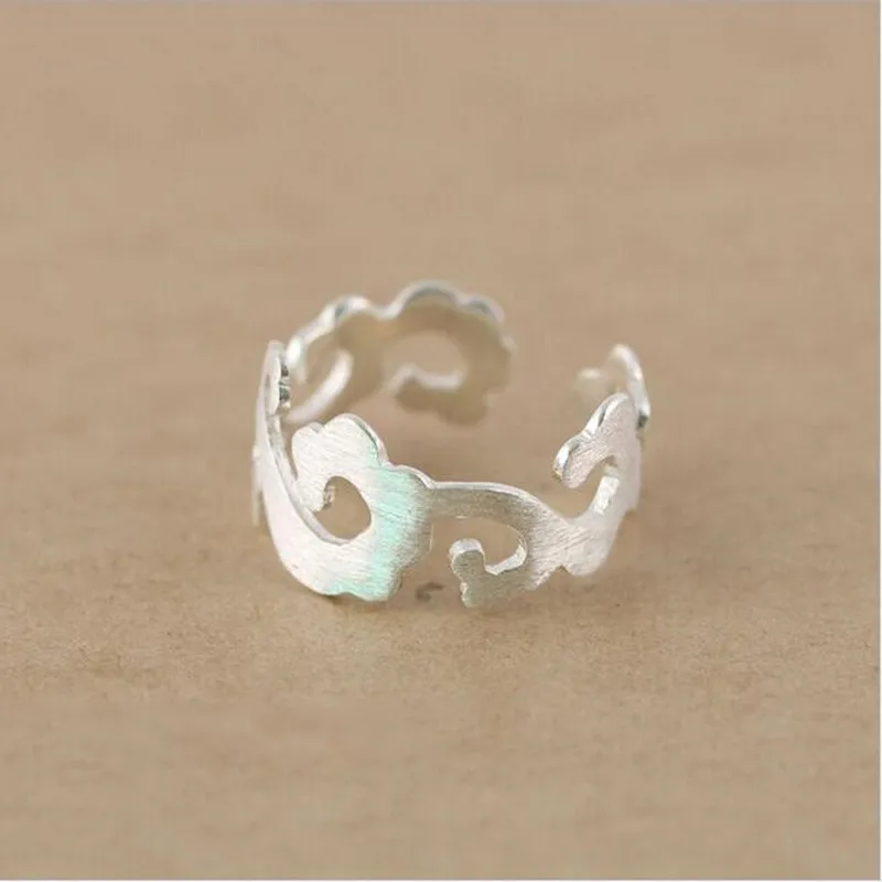 

Hot Popular Classic Simplicity Auspicious Cloud Creative Korean Fashion Jewelry Opening Ring SR86