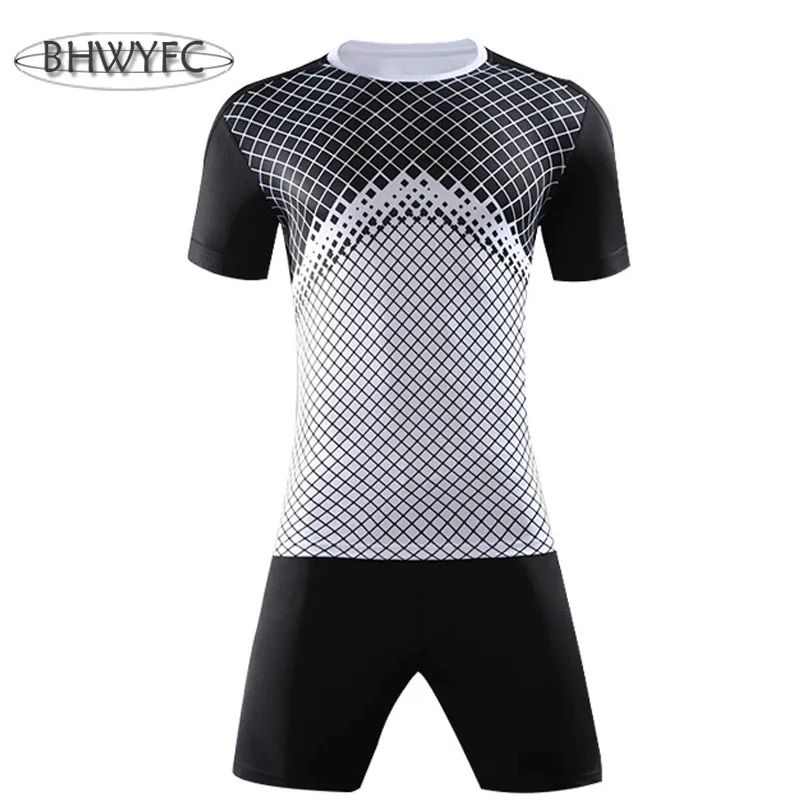 

BHWYFC Soccer Jerseys 2017 Men Football Jerseys Kits Custom Soccer Sets Short Sleeve Adult Training Uniform Maillot De Foot