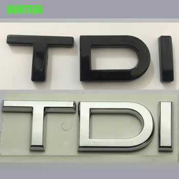 

ABS TDI Car rear sticker car body sticker Emblem for Audi A6 C6 A8 Q3 Q5 Q7