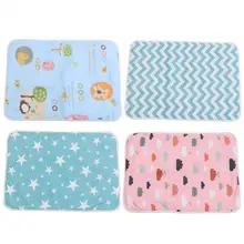 Детская Портативная Складная моющаяся Узорчатая пеленка влагоотталкивающая подстилка коврик Детский подгузник пеленка постельные принадлежности Водонепроницаемый пеленальный коврик