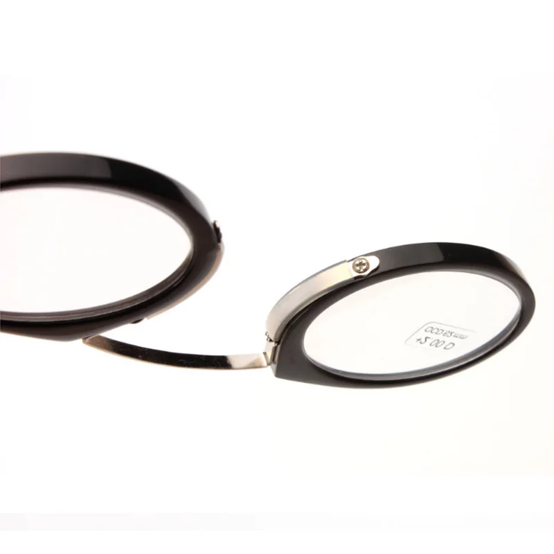 High quality reading glasses fashion TR90 clip nose mini reading glasses SOS wallet men and women individuality reading glasses