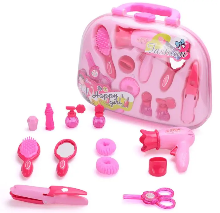 Little Cosmetics Kit Pretend Play Makeup Set Girls Preschool Kid Beauty