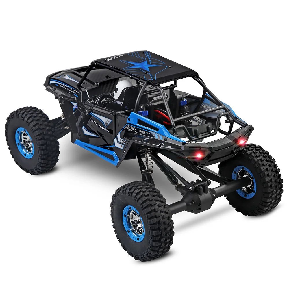 Радиоуправляемый автомобиль Wltoys 10428-B 1/10 2,4G 2CH 4WD 30 км/ч электрический рок матовый внедорожный гусеничный w/светодиодный RTR RC альпинистский автомобиль